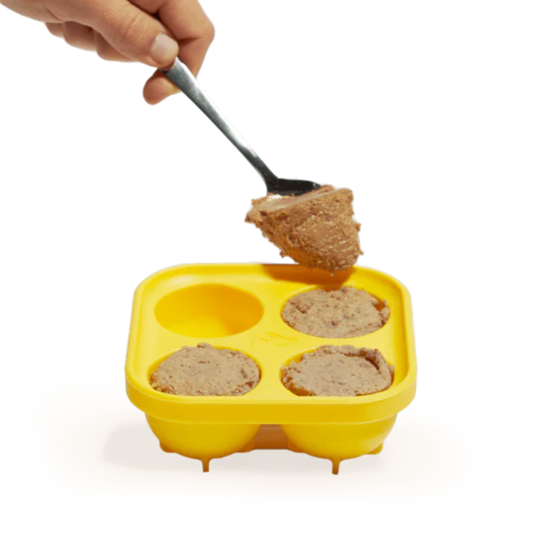 Pupsicle Starter Set – Refillable Dog Treat Toy + Freezer Treat Tray