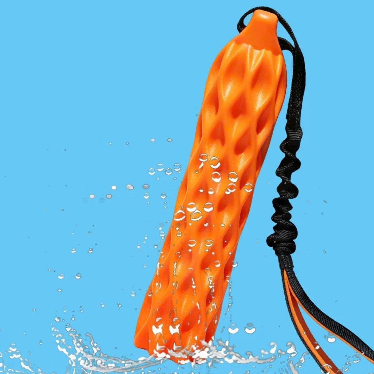 Bungee Tug Stick - Squeaky Dog Tug Toy