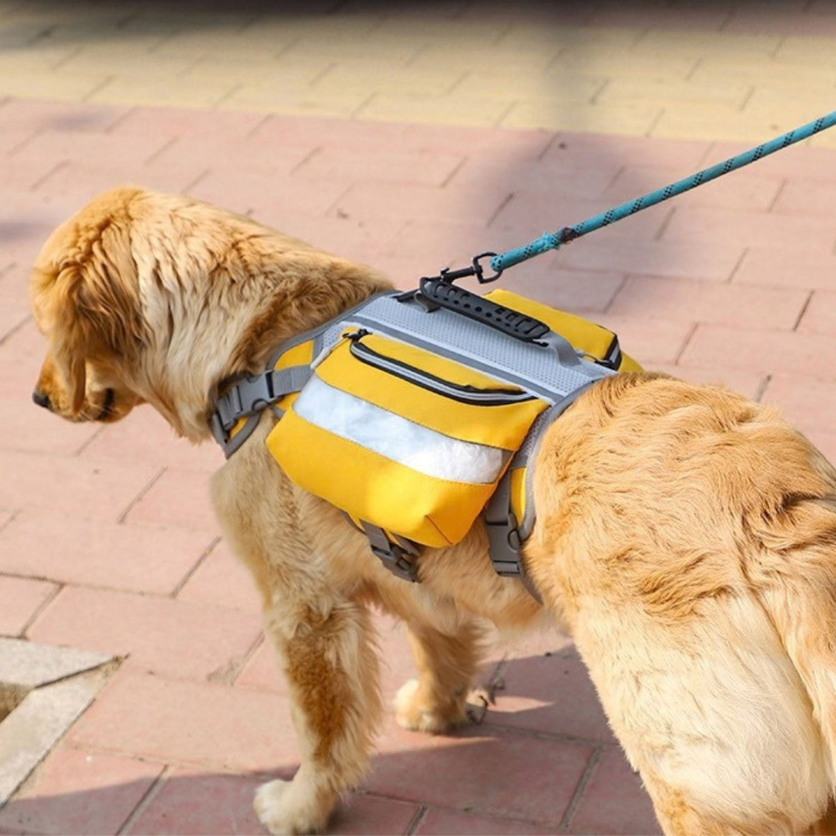 Trail Dog Backpack – Saddle Bag Harness with Reflective Strips