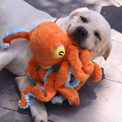 Kraken Squeaky Octopus Dog Toy