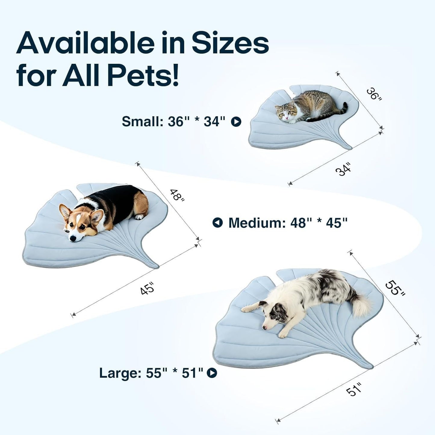 LeafChill Mat – Cooling Dog Mat for Summer, Washable & Reversible