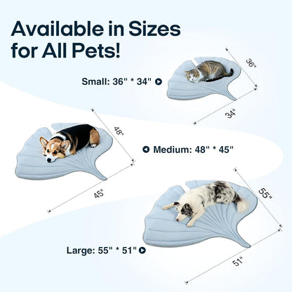 LeafChill Mat – Cooling Dog Mat for Summer, Washable & Reversible