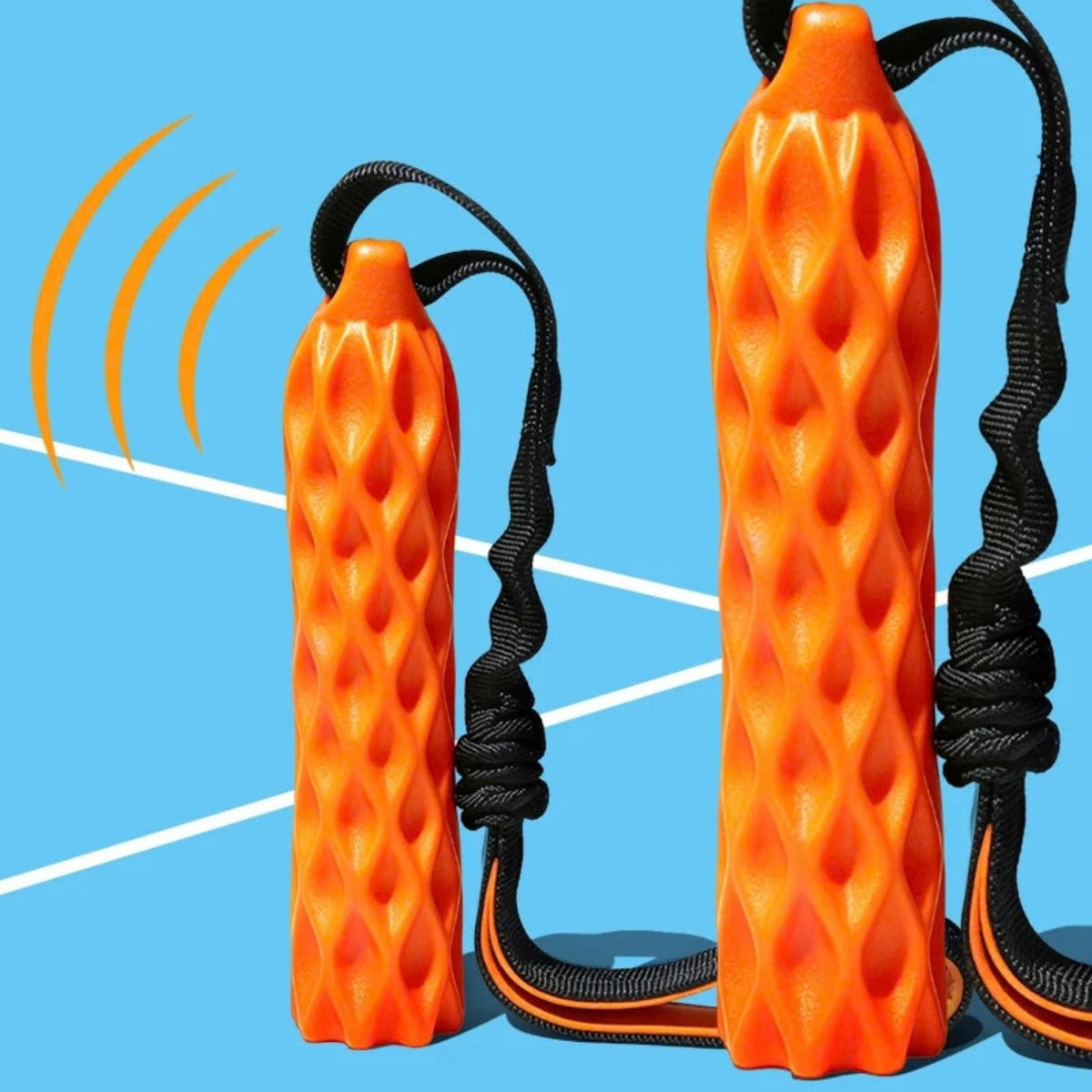 Bungee Tug Stick - Squeaky Dog Tug Toy