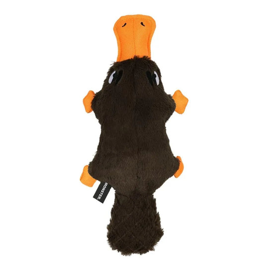 Qmonster Quacking Platypus - Plush Squeaky Dog Toy