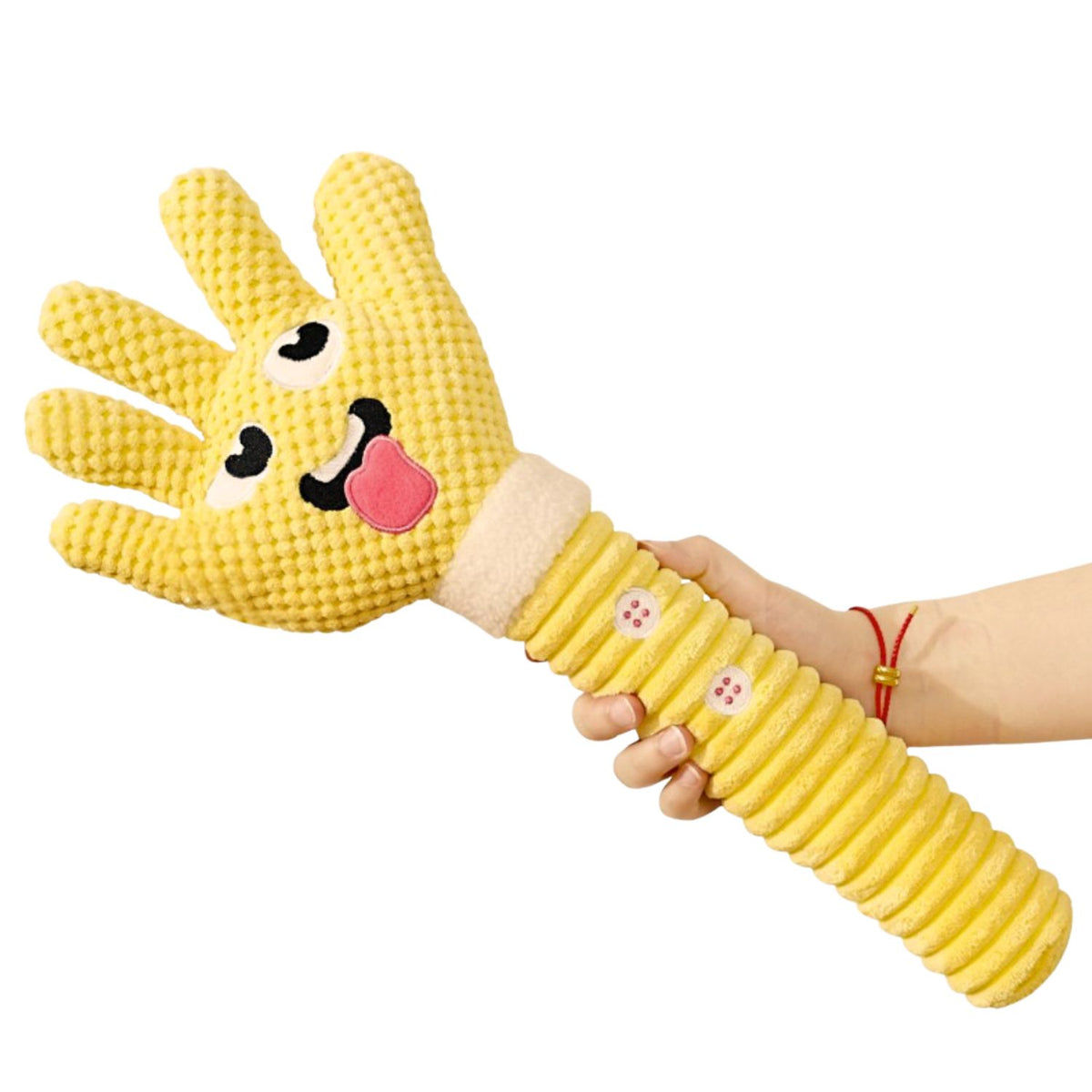 The High Five - Interactive Squeaky Plush Dog Toy