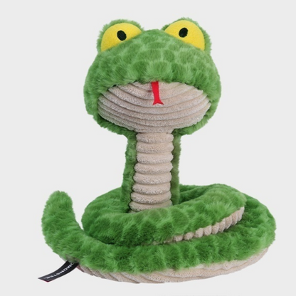 Durable Squeaky Snake Dog Toy – Tough Tug-of-War Fun