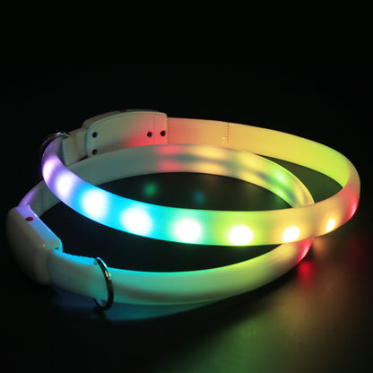 Cut-to-fit LED dog collar