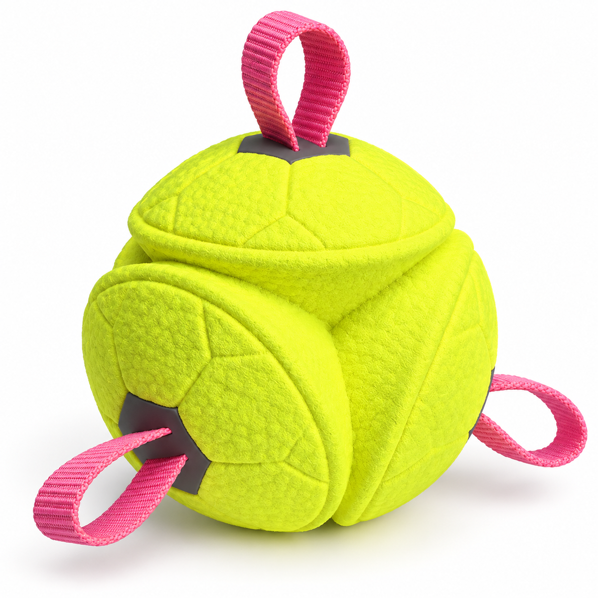 Bounce & Float Dog Football – Lightweight Foam Ball with Grab Tabs