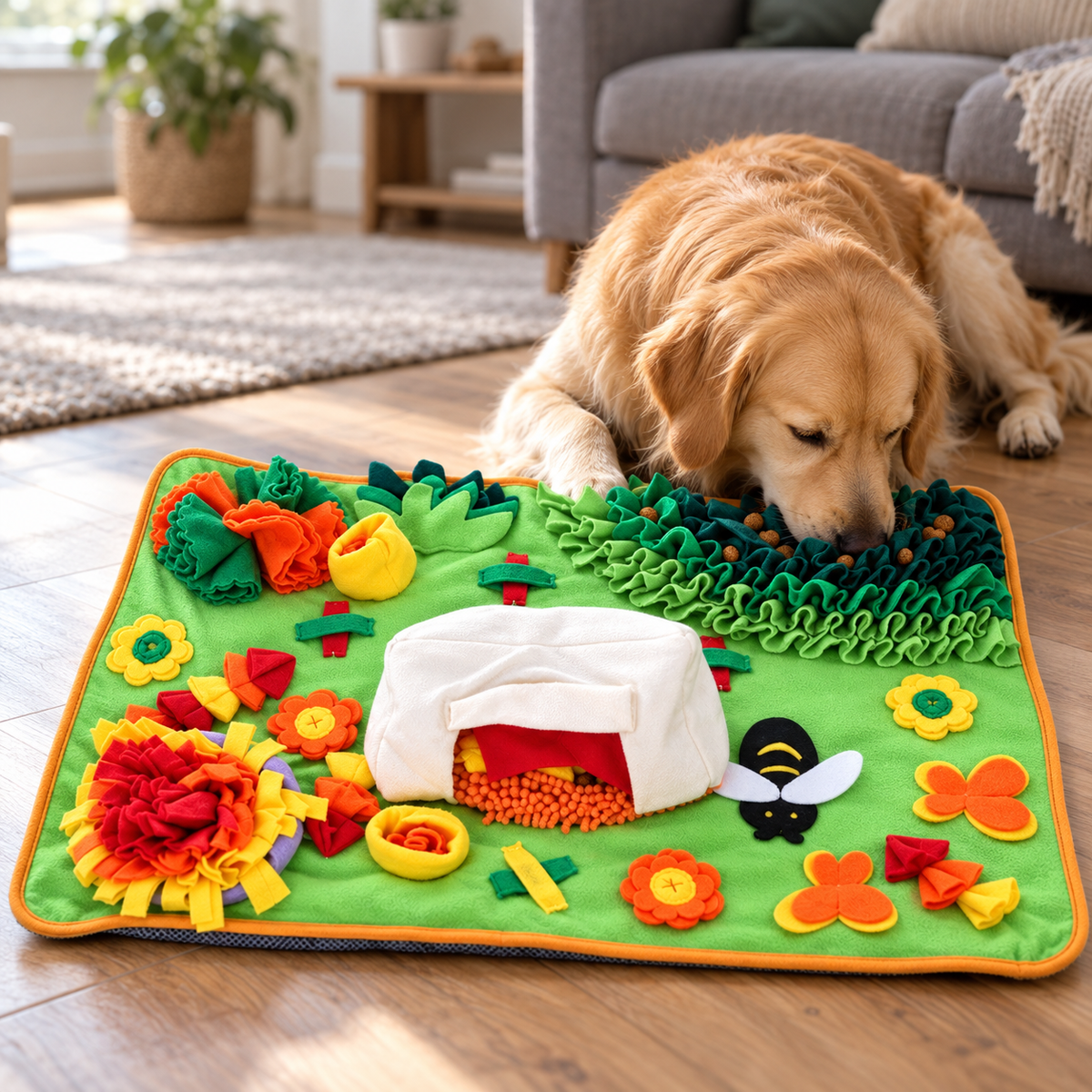 Meadow Snuffle Mat for Dogs - A Garden to Sniff Through