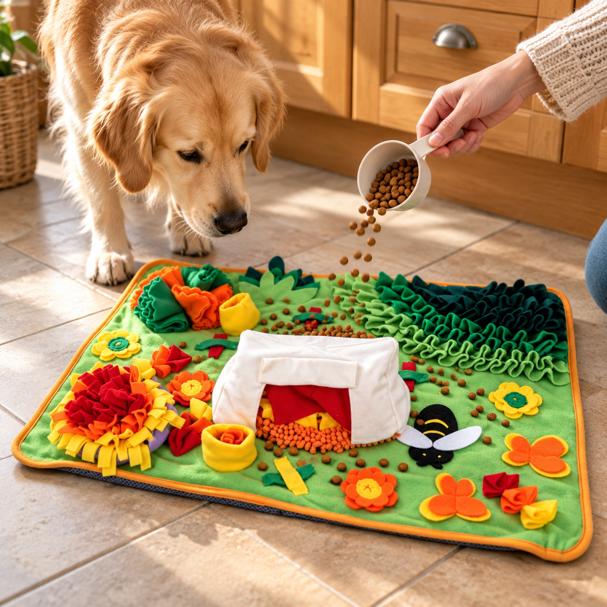 Meadow Snuffle Mat for Dogs - A Garden to Sniff Through