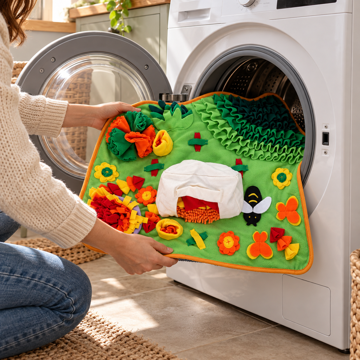Meadow Snuffle Mat for Dogs - A Garden to Sniff Through