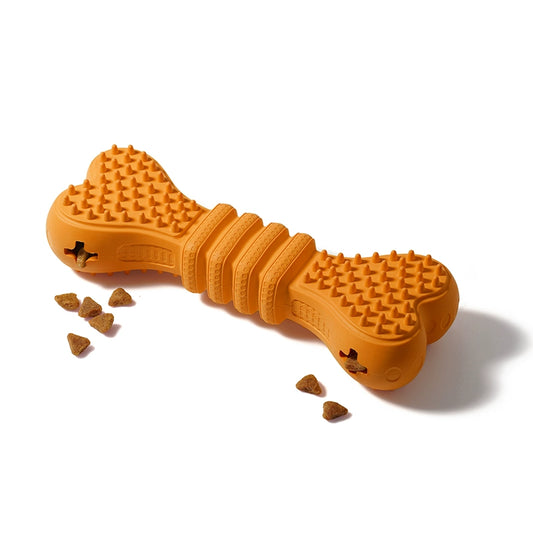 Chew & Treat Bone – Tough Natural Rubber Dental Toy for Dogs