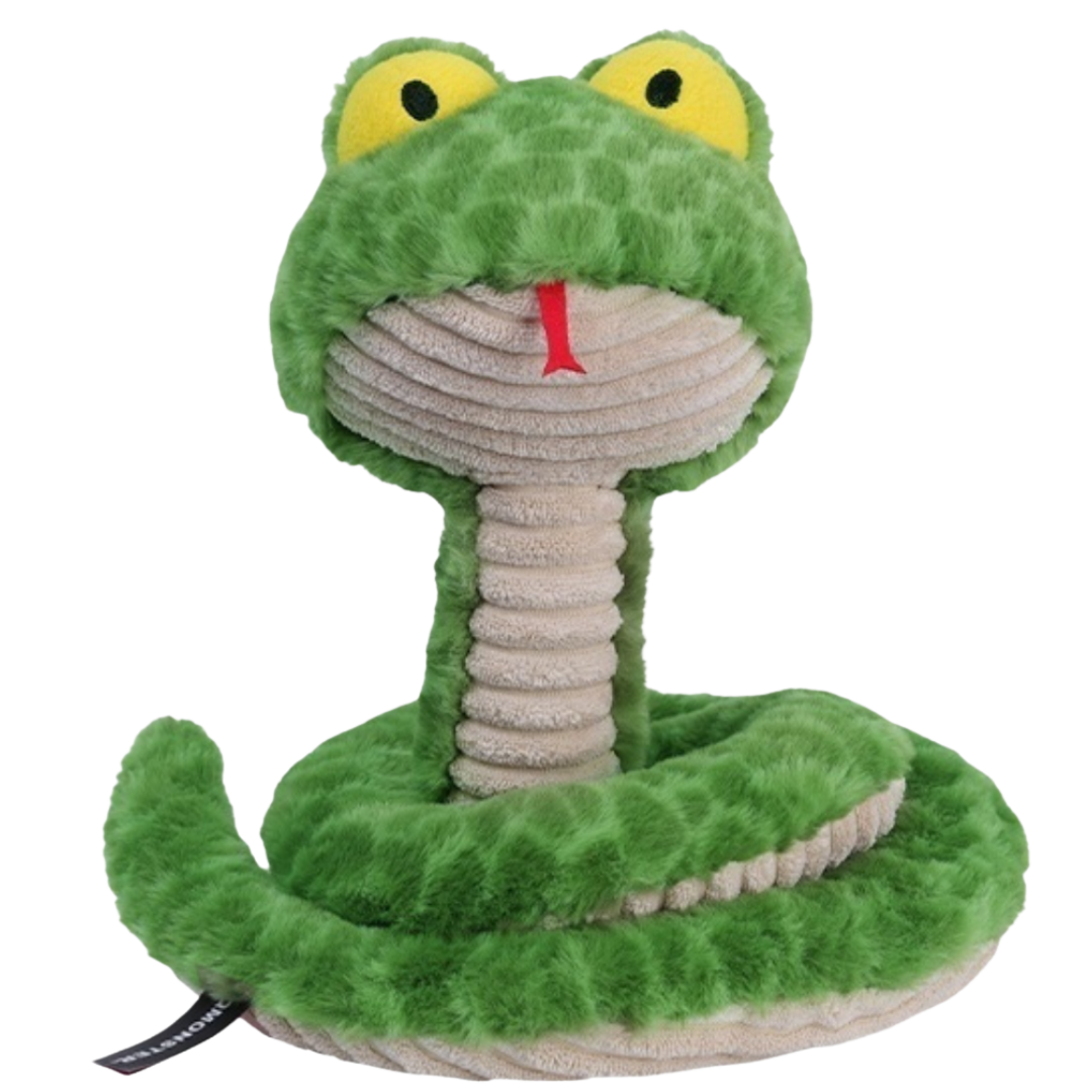 Silly Snake - Interactive Squeaky Plush Dog Toy