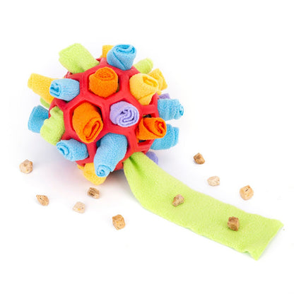 Snuffle Ball for Dogs Snuffle Mat Mentally Stimulating Toys for Blind Dogs  Stress Relief Dog Treat Ball with Storage Bag - China Slow Dog Feeder Bowl  and Pet Snuffle Mat price
