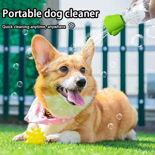 Portable dog washer bottle shower head