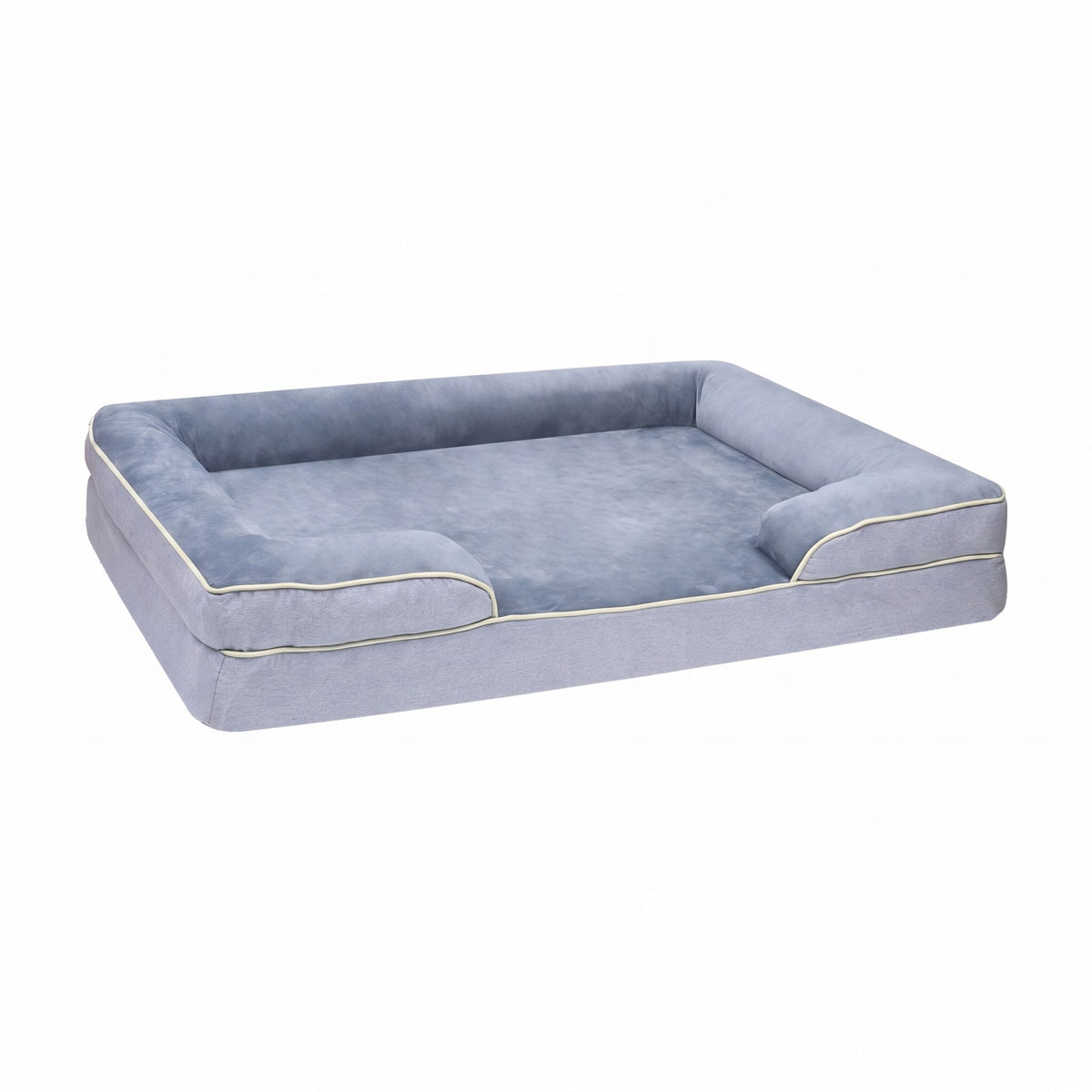 Slate Grey dog sofa bed on a white background