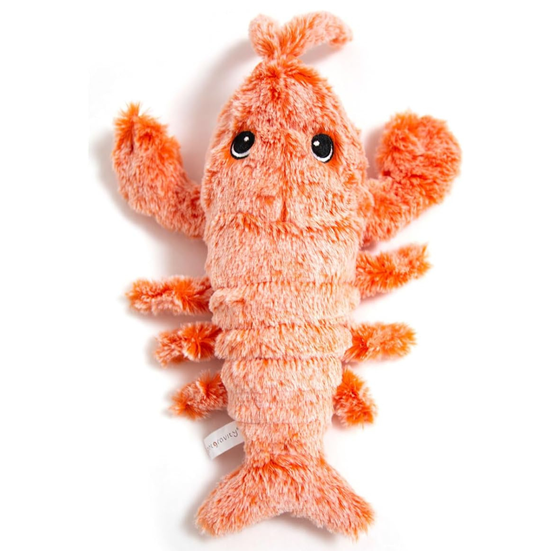 floppy lobster rechargeable interactive dog toy