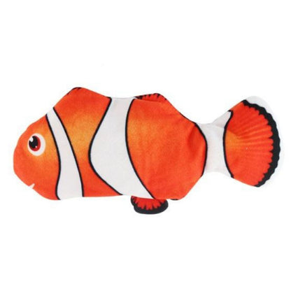 Floppy fish dog toy Clownfish