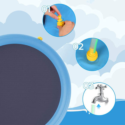 How to set up dog sprinkler pad Splashy
