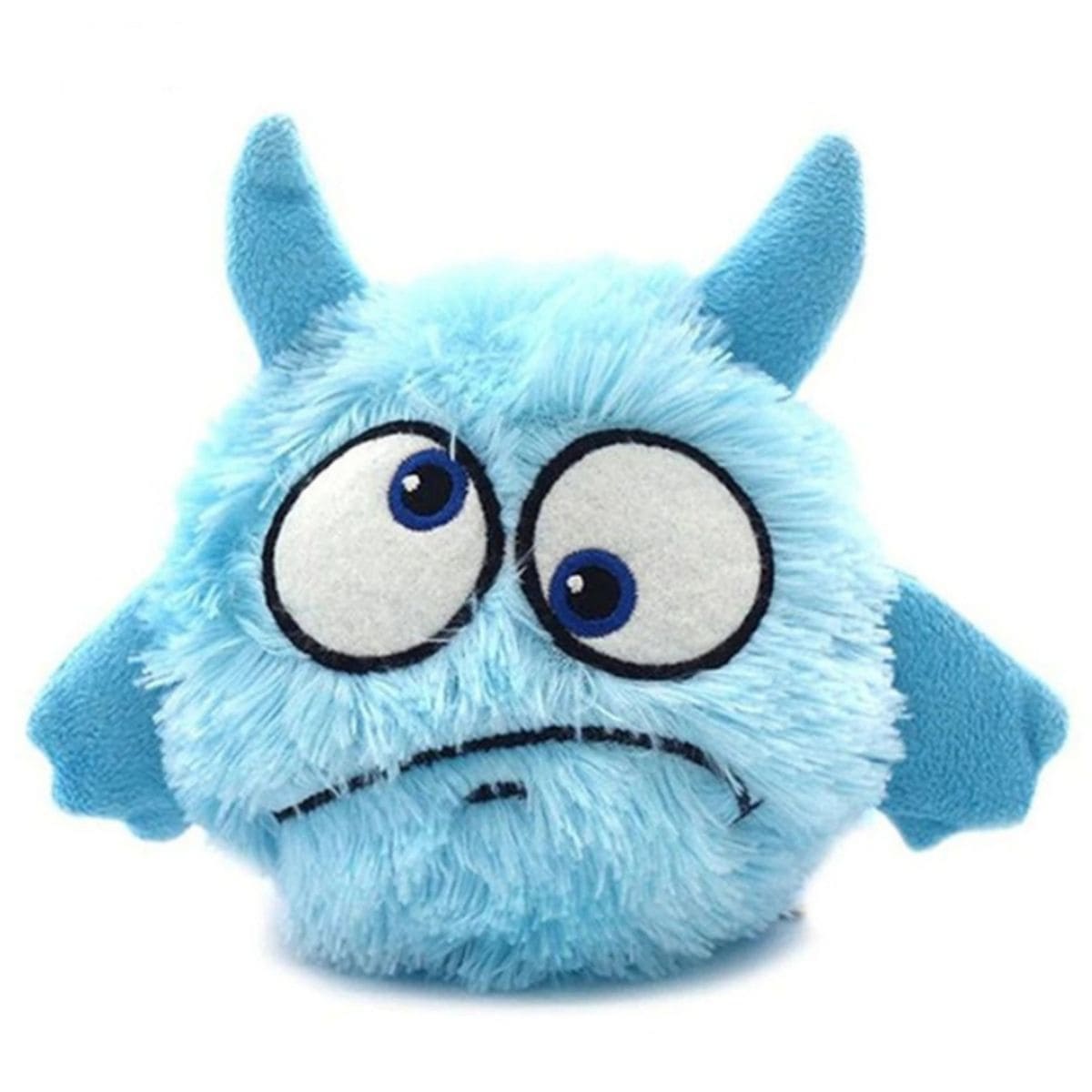 Interactive dog toy Crazy monster blue